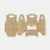 Ballotins Mariage de bouquet de tournesol Burlap rustique (Déplié)