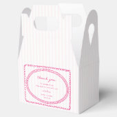 Ballotins Mariage de cadre à main rose lunaire (Ouvert)