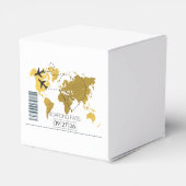 Ballotins Mariage de carte d'embarquement de destination (Arrière)