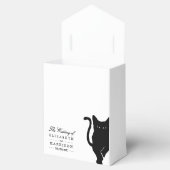 Ballotins Mariage de chat noir Whimsical moderne (Ouvert)