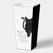 Ballotins Mariage de chat noir Whimsical moderne (Recto)