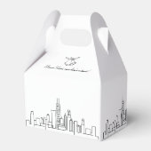 Ballotins Mariage de Chicago | Ville Skyline (Arrière)