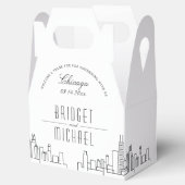 Ballotins Mariage de Chicago | Ville Skyline (Ouvert)