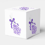 Ballotins Mariage de conception de lavande (Arrière)