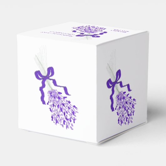 Ballotins Mariage de conception de lavande (Arrière)