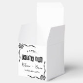 Ballotins Mariage de croquis noir et blanc (Ouvert)