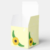 Ballotins Mariage de design de tournesol de couleur jaune (Ouvert)