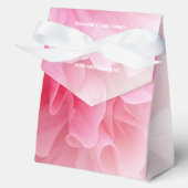 Ballotins Mariage de design floral rose (Recto)