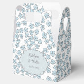Ballotins Mariage de Doodle bleu clair Oublie-Moi-Nots (Ouvert)