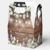 Ballotins Mariage de feuillage en bois rustique (Ouvert)