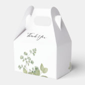 Ballotins Mariage de feuillage vert Floral d'été (Arrière)