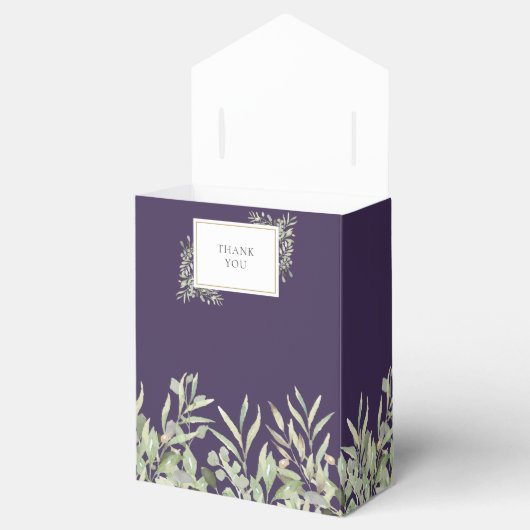 Ballotins Mariage de feuillage vert pourpre (Ouvert)