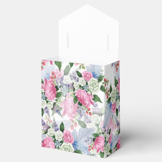 Ballotins Mariage de fleur d'aquarelle rose boho rustique (Ouvert)