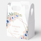 Ballotins Mariage de fleurs bleues (Ouvert)