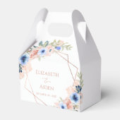 Ballotins Mariage de fleurs bleues (Verso)