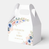 Ballotins Mariage de fleurs bleues (Verso)