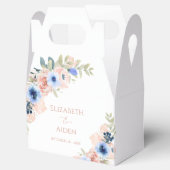 Ballotins Mariage de fleurs bleues (Ouvert)
