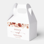 Ballotins Mariage de fleurs Brown rouillées de Bourgogne (Arrière)