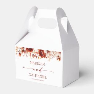 Ballotins Mariage de fleurs Brown rouillées de Bourgogne