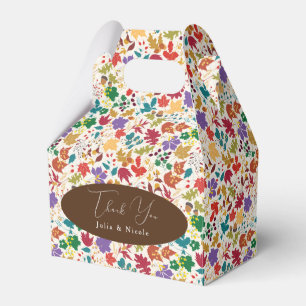 Ballotins Mariage de fleurs de prés pourpre jaune moutarde d