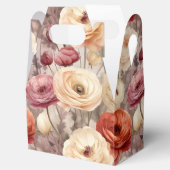 Ballotins Mariage de fleurs de printemps crème de Bourgogne (Ouvert)