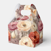 Ballotins Mariage de fleurs de printemps crème de Bourgogne (Verso)