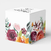 Ballotins Mariage de fleurs florales de Bourgogne d'automne (Arrière)