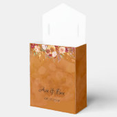 Ballotins Mariage de fleurs orange brûlées (Ouvert)