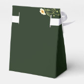 Ballotins Mariage de fleurs vertes (Arrière)