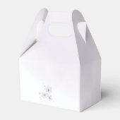 Ballotins Mariage de fleurs violettes romantiques (Arrière)