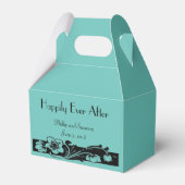 Ballotins Mariage de frontière florale Art déco (Verso)