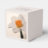 Ballotins Mariage de jonquille à ressort blanc (Arrière)