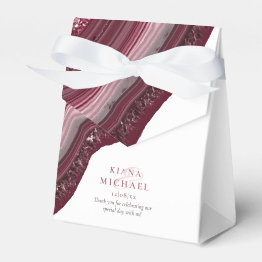 Ballotins Mariage de la Parties scintillant de la géode Agat (Verso)