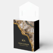 Ballotins Mariage de la Parties scintillant de la géode d'âg (Ouvert)