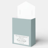 Ballotins Mariage de libellules turquoise (Ouvert)