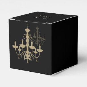 Ballotins Mariage de lustre en or noir
