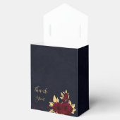 Ballotins Mariage de marine chic bordeaux et or (Ouvert)