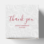 Ballotins Mariage de Merci de calligraphie de canneberge (Haut)