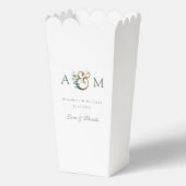 Ballotins Mariage de monogramme Eucalyptus (Recto)