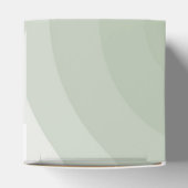 Ballotins Mariage de monogramme moderne Sage Green (Haut)