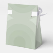 Ballotins Mariage de monogramme moderne Sage Green (Arrière)