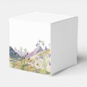 Ballotins Mariage de montagne Rustique Fleur sauvage aquarel (Arrière)