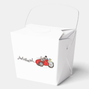 Ballotins Mariage de moto et side-car de mariés