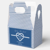 Ballotins Mariage de noeud d'attache bleu marine (Ouvert)