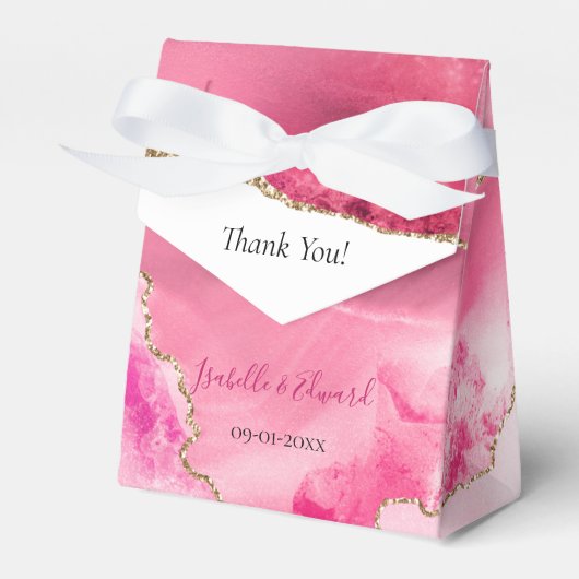 Ballotins Mariage de Parties scintillant en or de pierre ros (Verso)