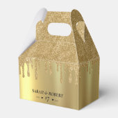 Ballotins Mariage de Parties scintillant Gold (Verso)