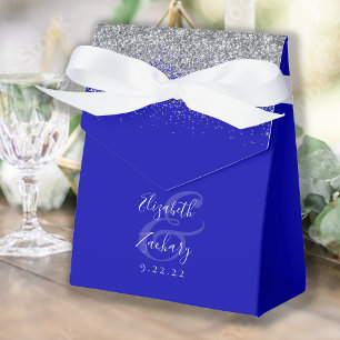 Ballotins Mariage de Parties scintillant moderne Royal Blue 
