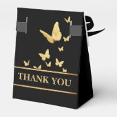 Ballotins Mariage de Parties scintillant Monogram Cute Gold (Arrière)