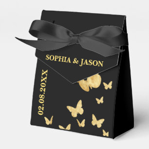 Ballotins Mariage de Parties scintillant Monogram Cute Gold