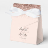 Ballotins Mariage de Parties scintillant or rose rose rose m (Verso)